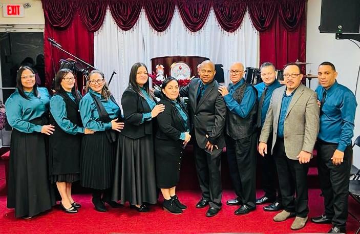 El coro de la iglesia · The church choir